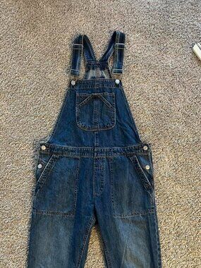 Pre-owned Classic Blue Denim Overalls | Used Vintage Casual Jean Dungarees